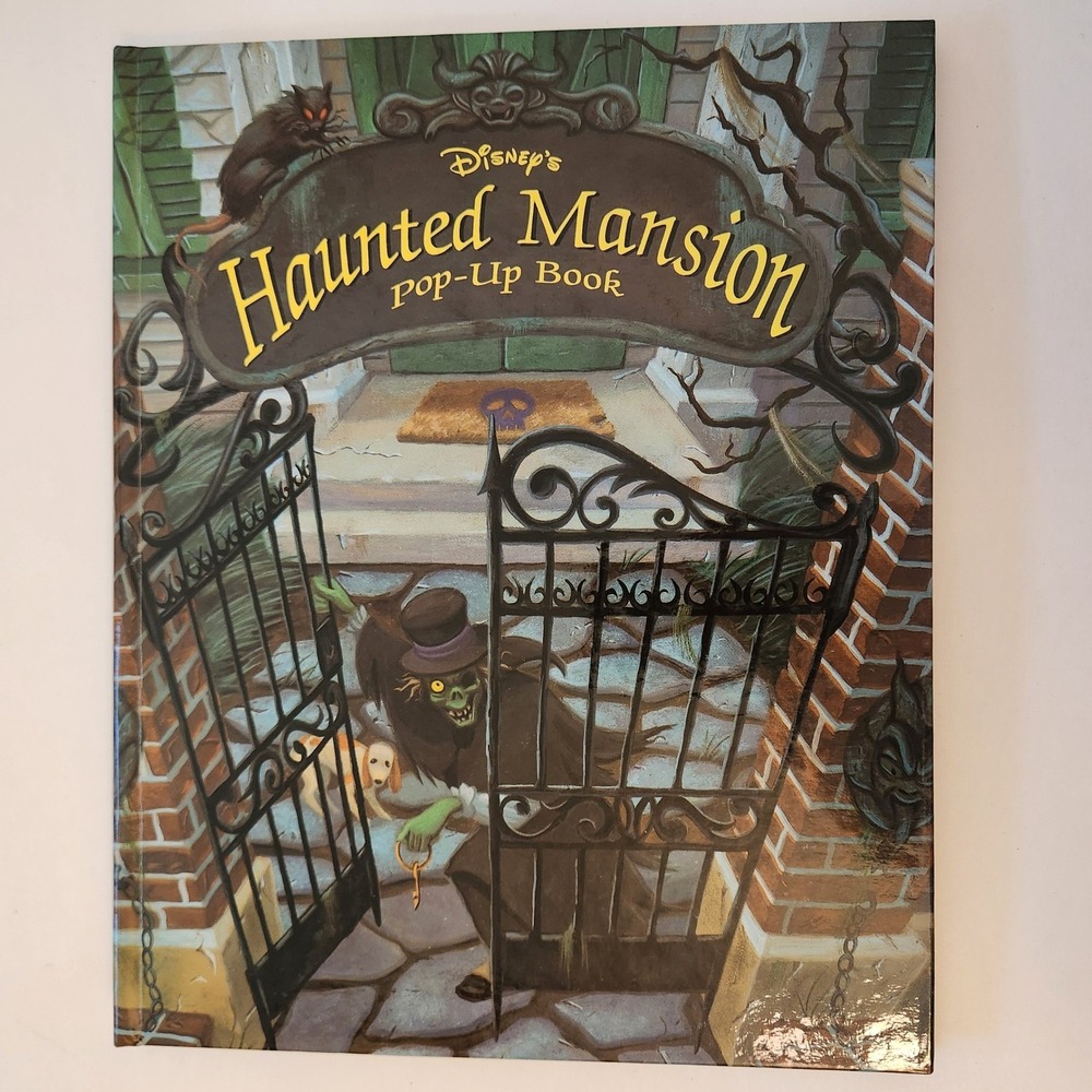 Disney Haunted Mansion Pop-Up Book 1994 Vtg Hologram First Edition Collectible